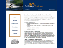 Tablet Screenshot of pathwaypartners.com